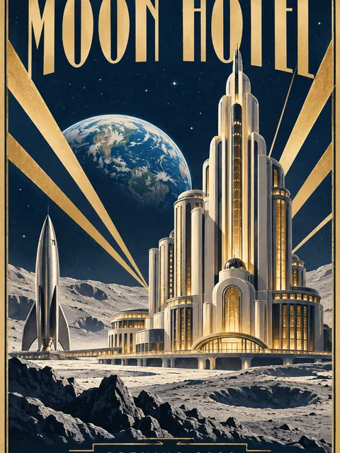 Moon Hotel Poster